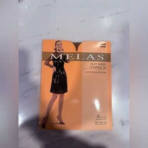 MELAS silky sheer control top pantyhose